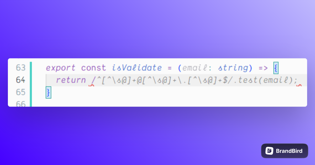 valid email check sugession 2